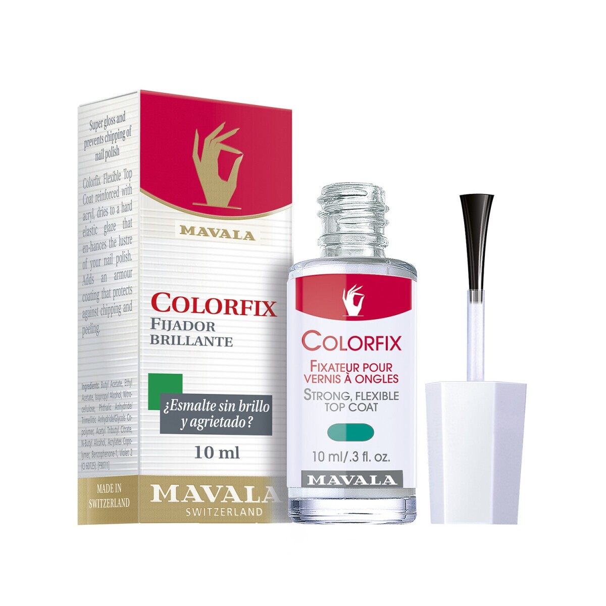 Esmalte fijador Mavala Colorfix súper gloss 10ml 
