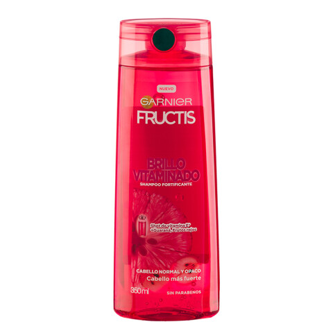 Shampoo Garnier Fructis 350 ml Brillo vitaminado