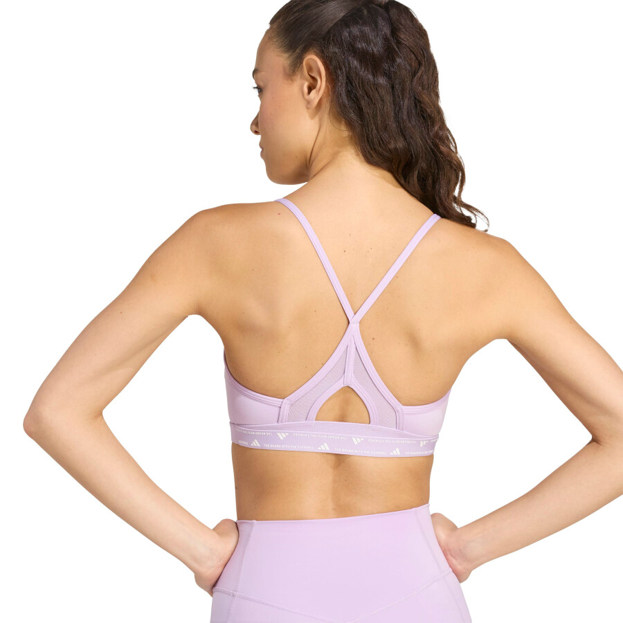 Top de Mujer Adidas Entrenamiento Aeroreact Lila