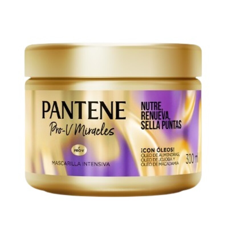 Mascarilla Intens. Pantene Nutre Renueva Sella Puntas 300ml Mascarilla Intens. Pantene Nutre Renueva Sella Puntas 300ml