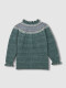Chaqueta De Greca Con Volante En El Cuello Verdoso