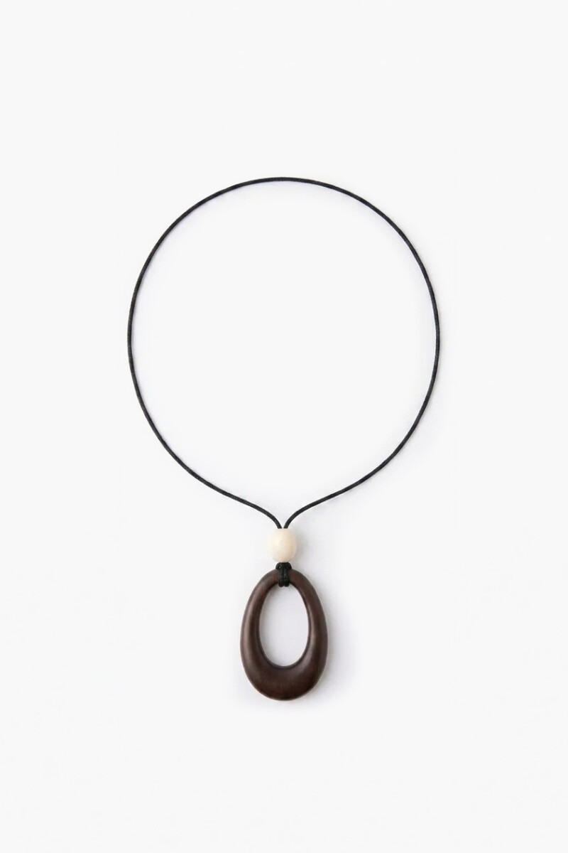 Collar boho chocolate