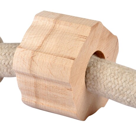 JUGUETE CUERDA C/MADER NATURAL/BEIGE CUERDA 6ANI1217