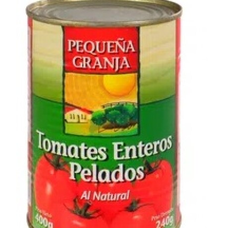 TOMATE ENTERO PELADO LATA 400G PEQUEÑA GRANJA TOMATE ENTERO PELADO LATA 400G PEQUEÑA GRANJA