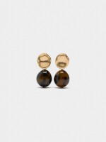 Pendientes Efecto Carey marron