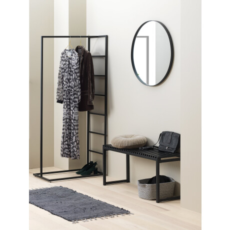 Espejo Marstal Ø70 Negro