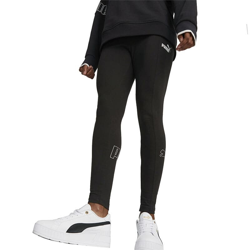 Calza Puma Power Colorblock de Mujer - 673641 01 Negro