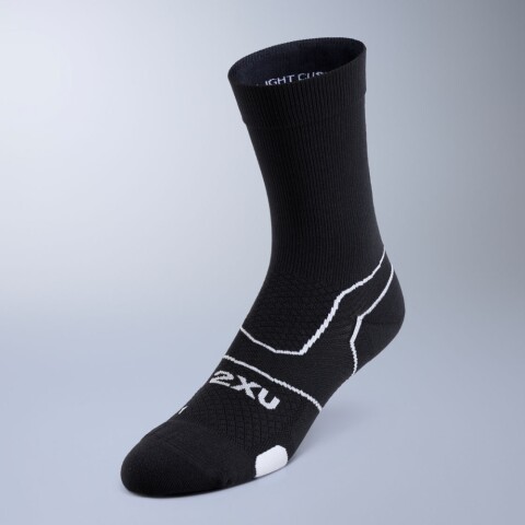 Medias Training Vectr Light Cushion Crew Socks Unisex Black/white