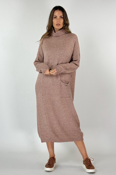 VESTIDO MAURA Tostado