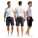 Short Bermuda Deportiva Pantalón Corto Gris