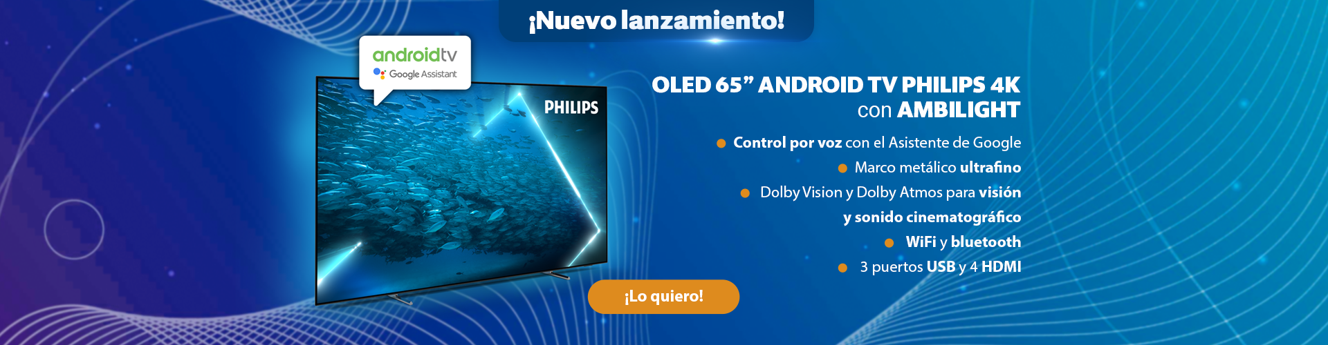 Oled 65" Android Tv Philips