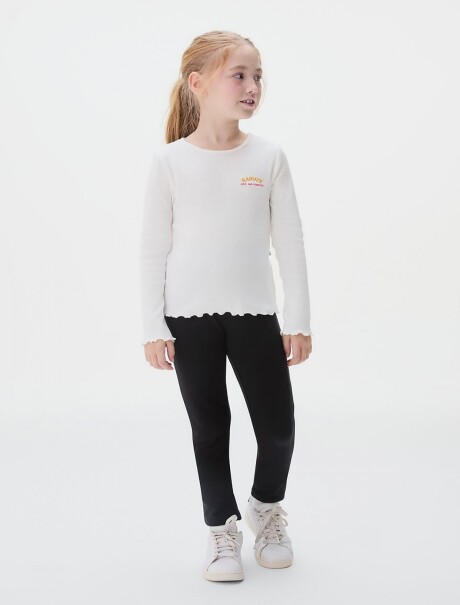CALZA BÁSICA INFANTIL NEGRO