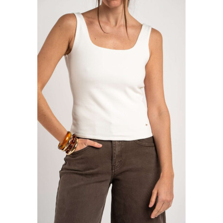 Top Musculosa Off White