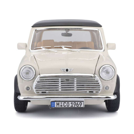 Bburago Escala 1:18 Auto de Colección - Mini Cooper 1969 Mini Cooper 1969