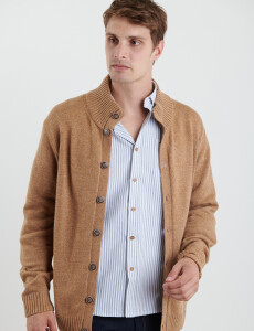 470301 CARDIGAN HARRY Camel
