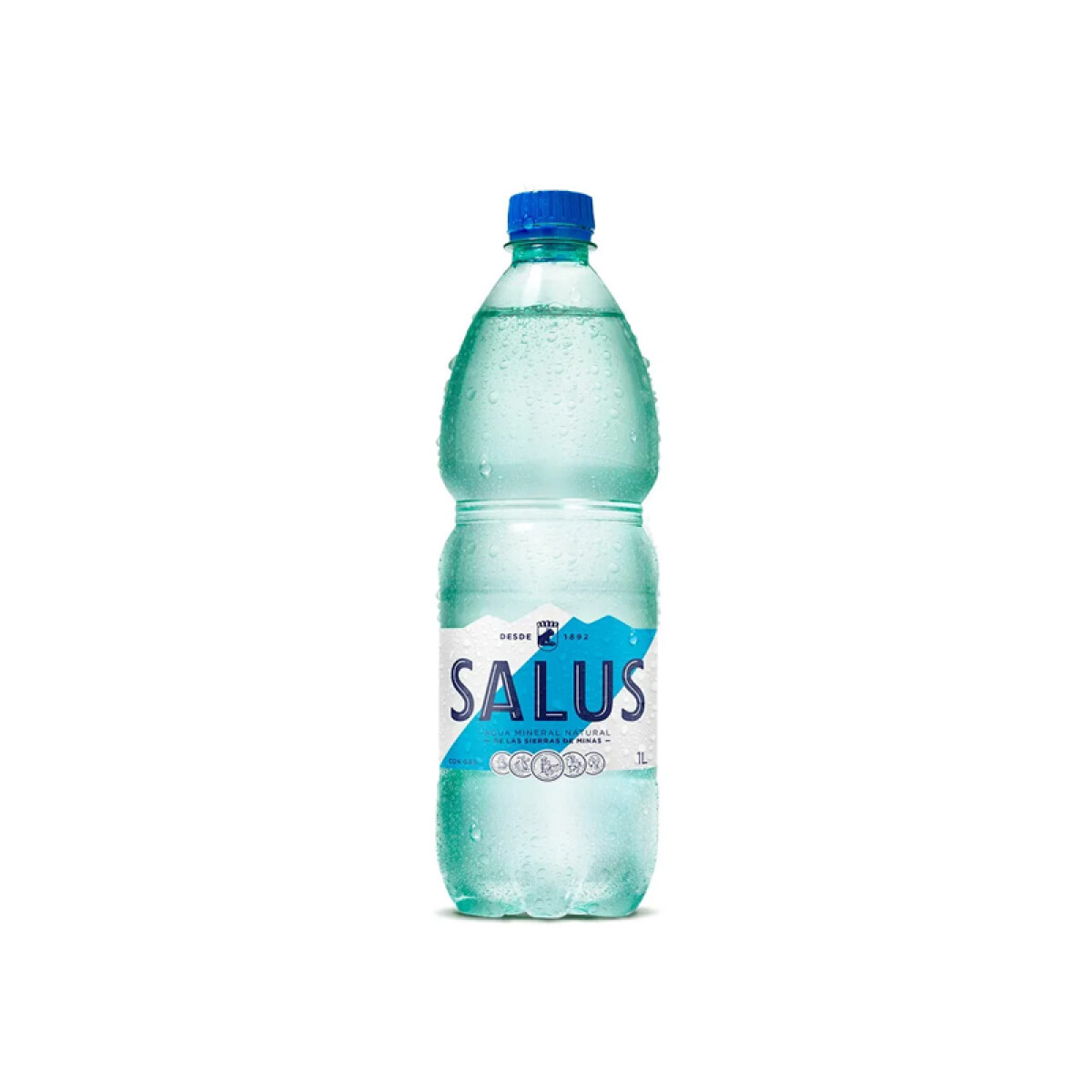 AGUA SALUS CON GAS 1L 