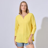 Blusa Ribs Escote Metal AMARILLO