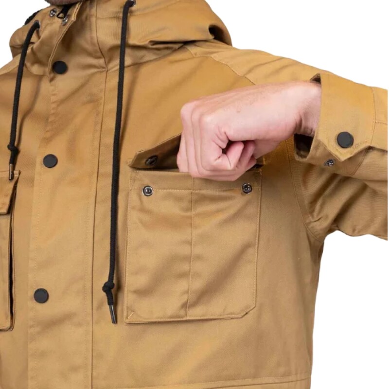 Campera Volcom Army Raglan - Beige Campera Volcom Army Raglan - Beige
