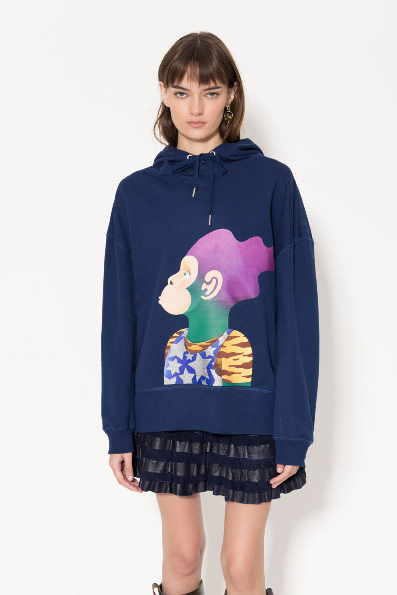 Buzo Re Mona Azul Marino
