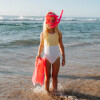 Kit Buceo Snorkel Niños Patas De Rana Antiparras Sunnylife Mermaid Pink