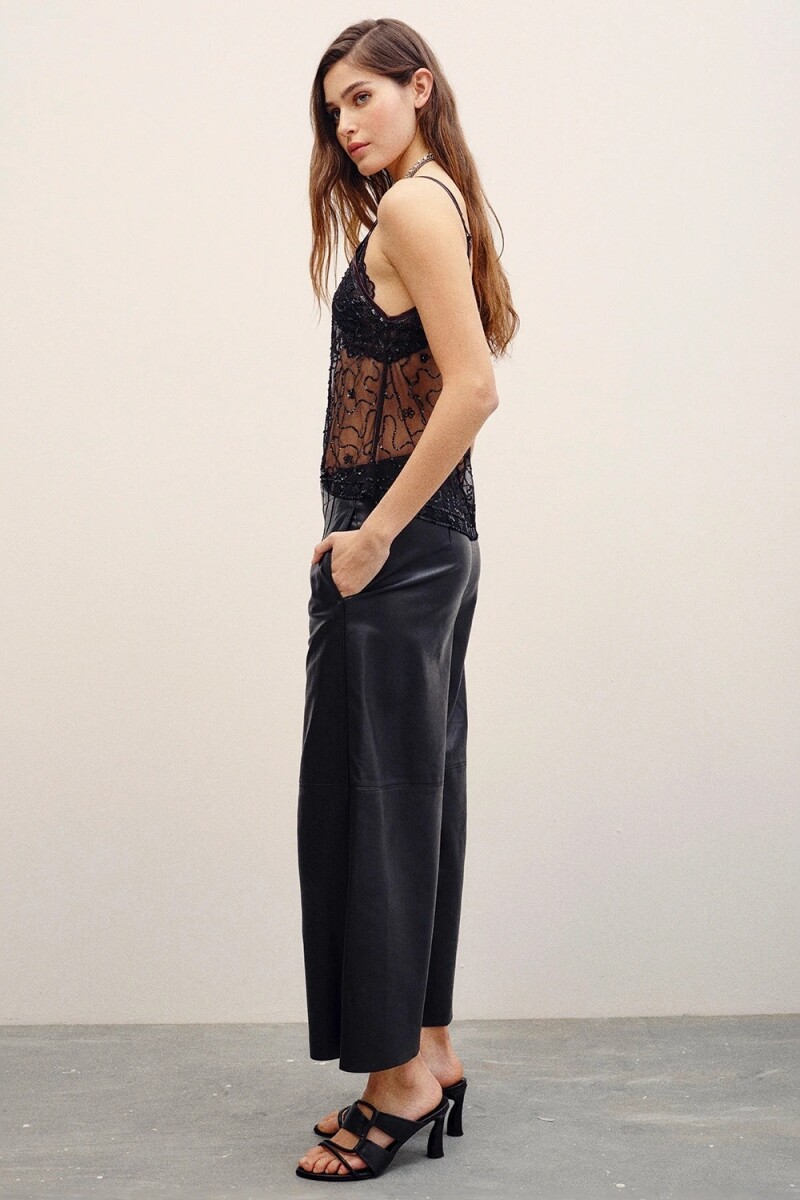 PANTALON OSAKA NEW CUERO Negro