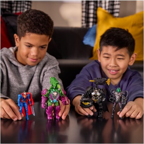 Pack X4 Figuras Dc Comics 72402 Team Up Con Accesorios 001