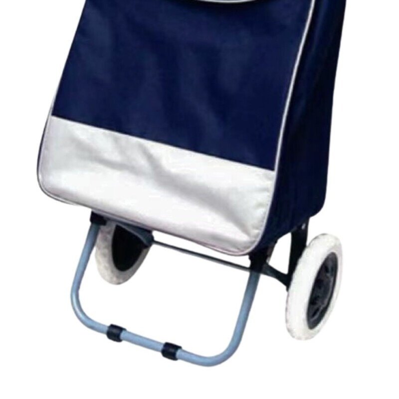 Carro de Compras con Ruedas para Mandados Azul