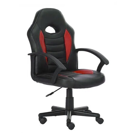 Silla Escritorio Gamer Giratoria Negra Con Azul Calidad Rojo