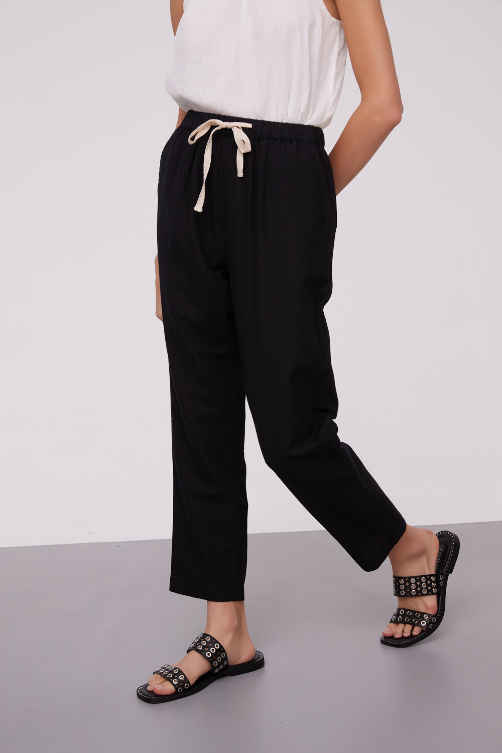 Pantalon Crispulo Negro