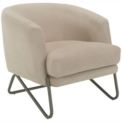 Butaca 3788 Tapizada en Tela Marrón