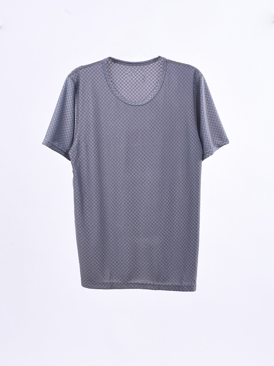 REMERA FITNESS - GRIS OSCURO 