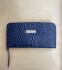 Billetera Roma Crocco Azul