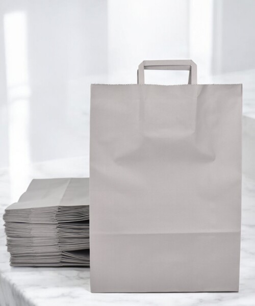 Pack x 50 - bolsa lisa 30x12x41 cm. GRIS SOMBRA