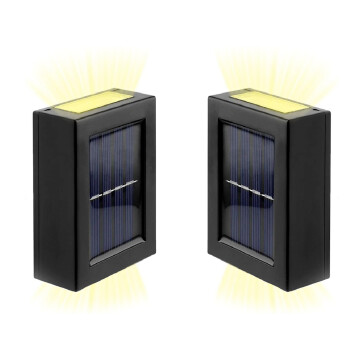 Set x2 Foco Solar Aplique Pared Sensor Fotocelula Exterior Set x2 Foco Solar Aplique Pared Sensor Fotocelula Exterior