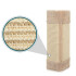 Rascador Gato Sillon Amurar Pared Tornillos Pom Pom Grande Variante Color Beige