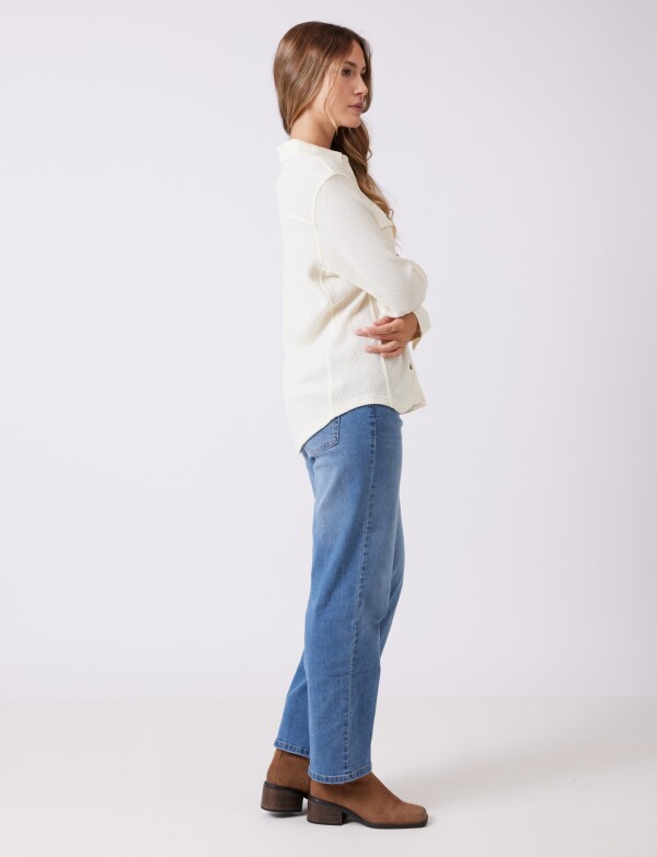 Sobrecamisa Texturada CRUDO