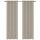 Cortina 100% Blackout 2 Paños Lumax Textura Lino 140x220cm Beige