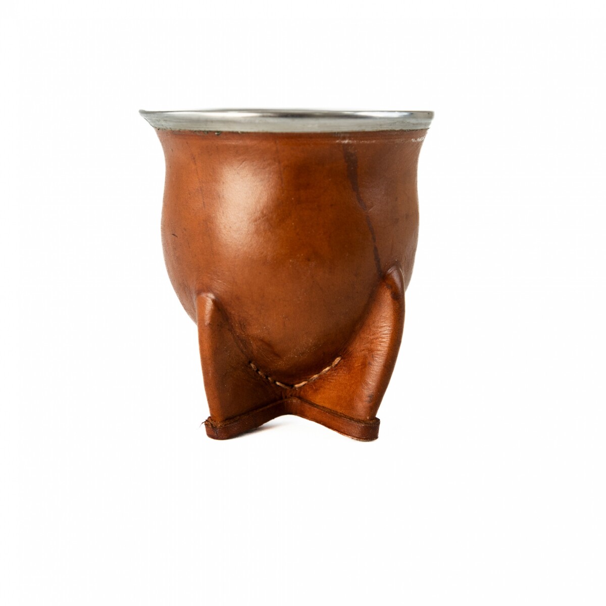 MADE IN URUGUAY MATE CAMIONERO ALPACA Y BRONCE - MARRÓN 