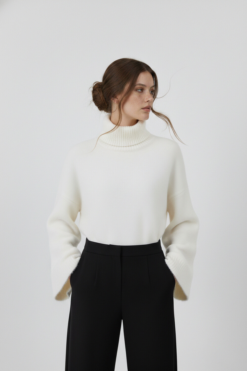 Sweater Enieria Marfil / Off White