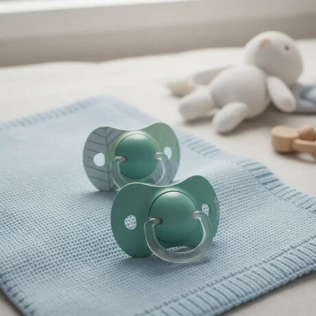 Chupete X2 +18m SX Pro Fisiológico Silicona Ultra Soft Dream Verde Claro