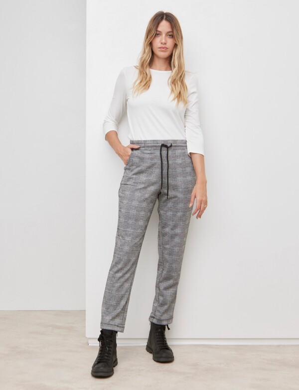 Pantalon Gales NEGRO/BLANCO
