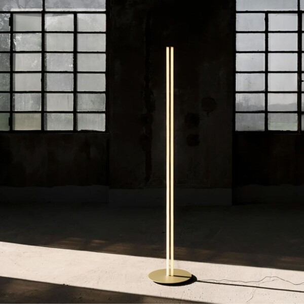LUMINARIA DE PISO LINE LIGHT Ocre - UNICO
