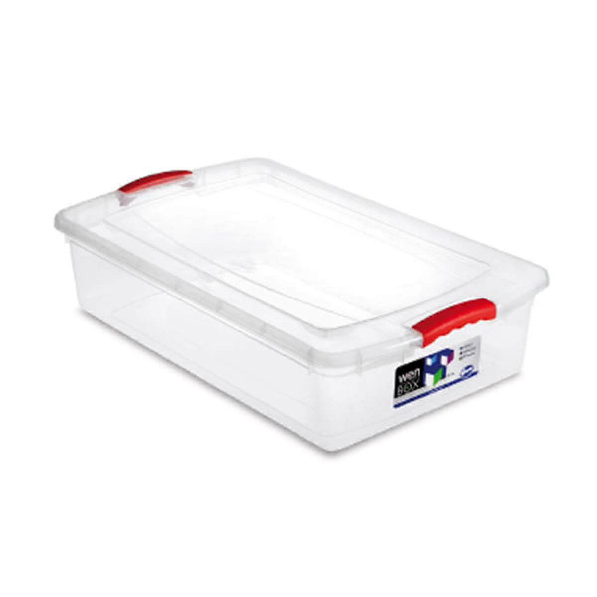 CAJA PLASTICA WENBOX 32 LTS. TRANSPARENTE 66X39X16 CM. (383) 