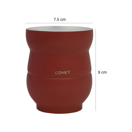 Set Termo 750ml con manija +mate 140ml +bombilla regalo Bordó