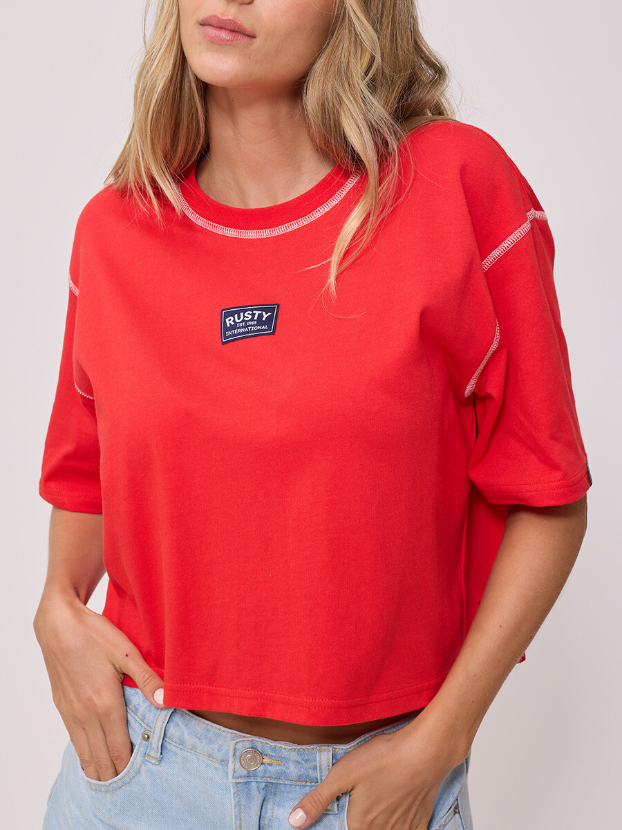 T-SHIRT RUTSU RUSTY - Rojo 
