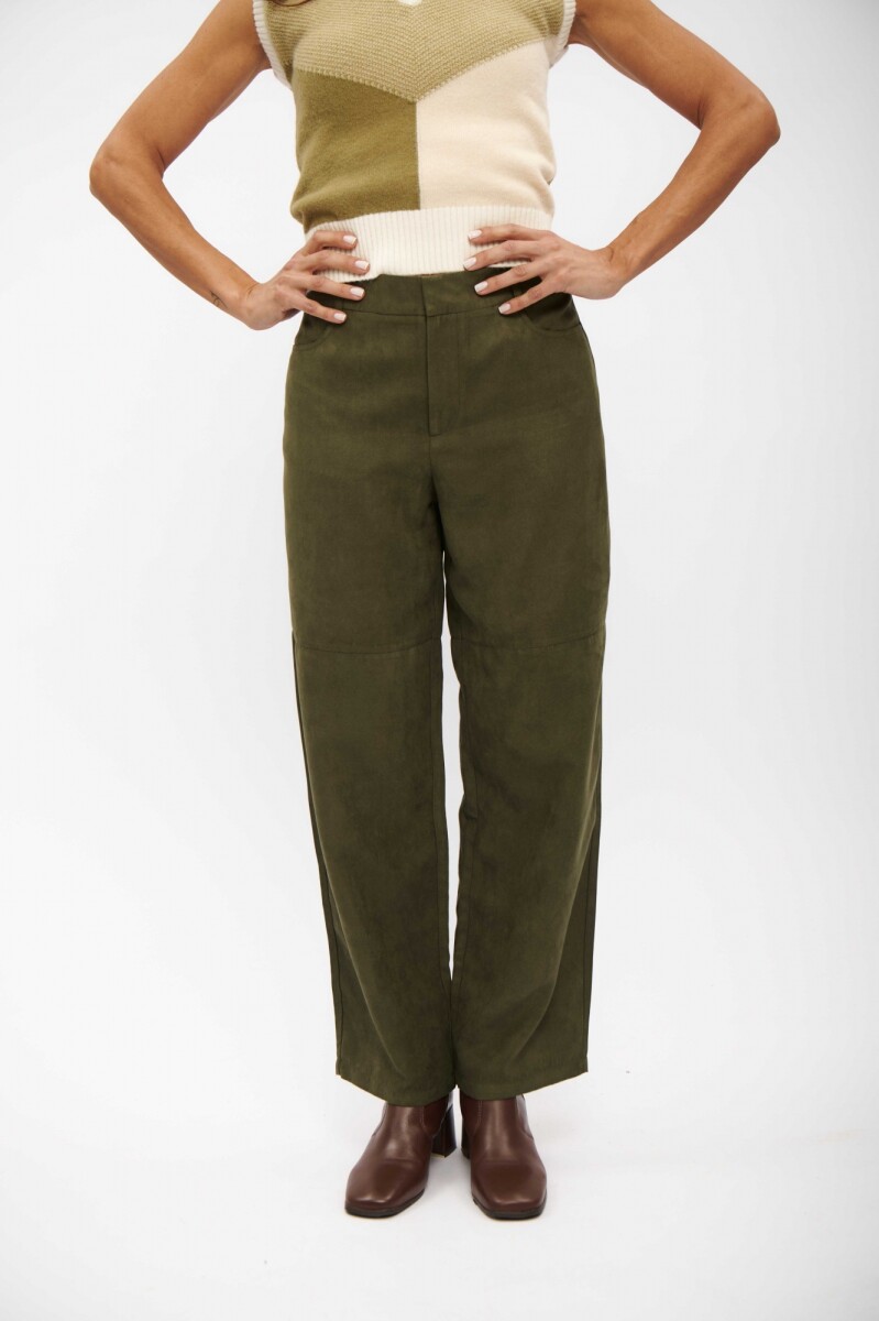 PANTALON HELGA - VERDE OLIVA 