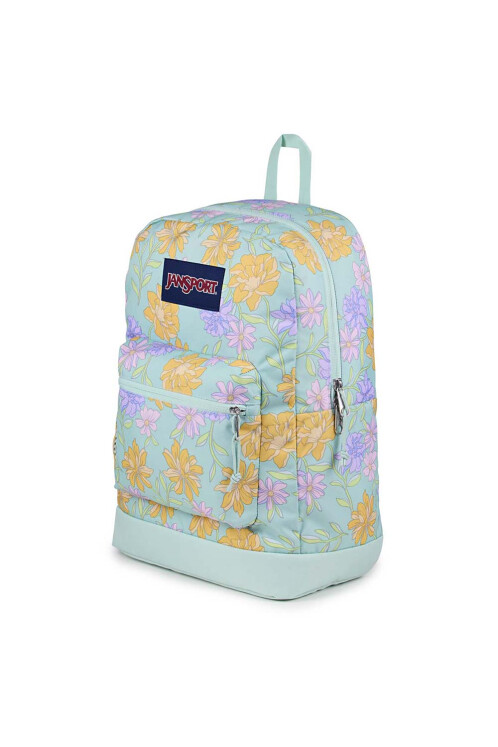Mochila Portalaptop Cross Town Plus Faded Floral Fresh Mint