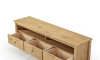 Rack TV 3 Cajones Madera Natural - Mari Miel