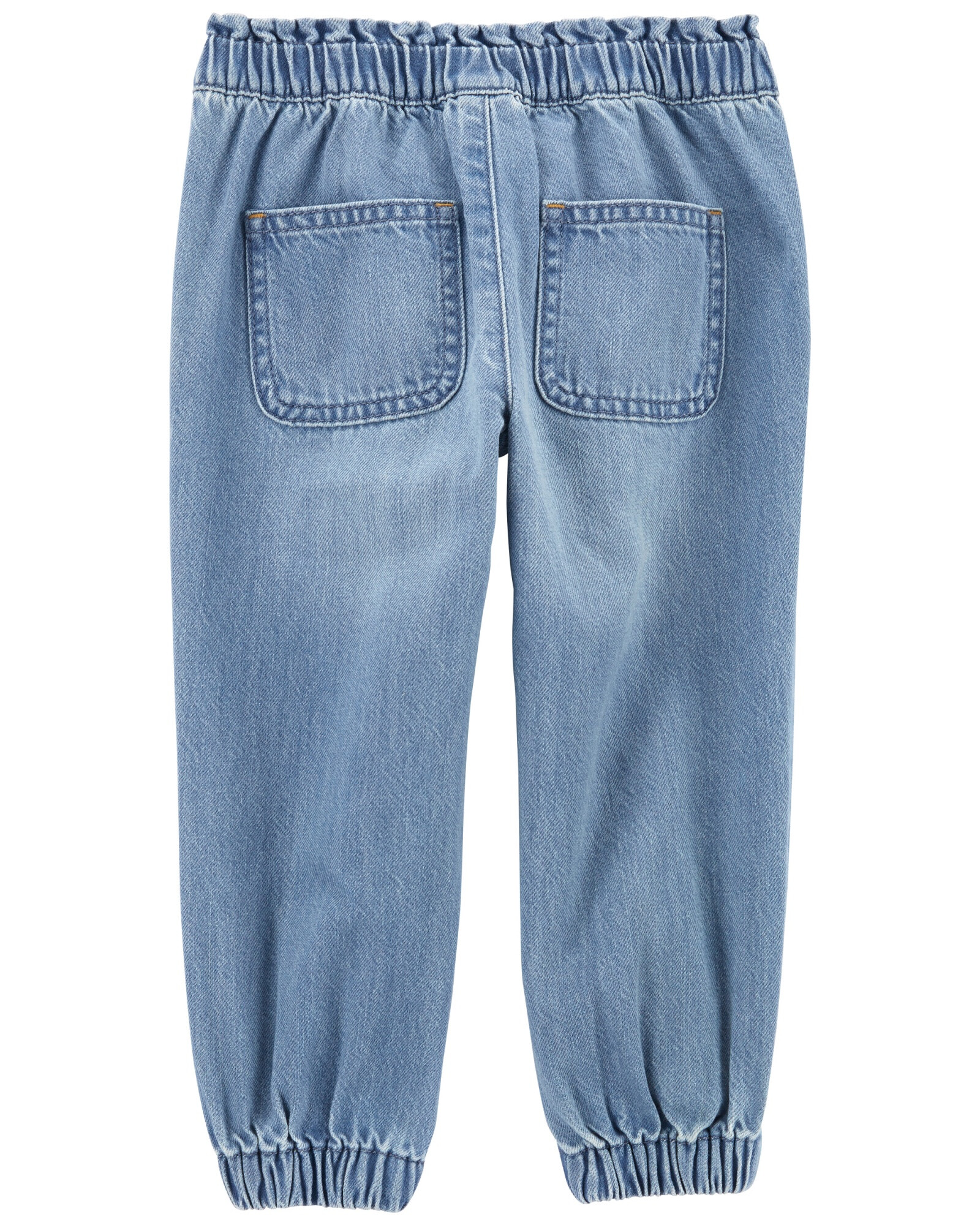 Pantalón de jean ajuste relajado. Talles 2-5T Sin color