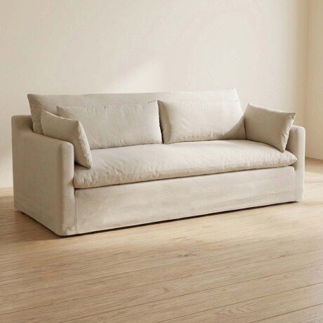 SOFÁ 3 CUERPOS TELA NATURAL-BEIGE BALI BEIGE